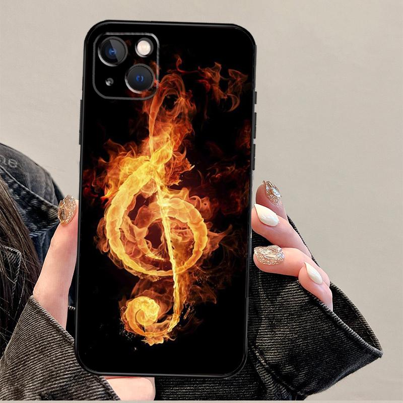 Music Note Musical Treble Clef Case For iPhone 12 13 Mini 11 14 Pro Max XS X XR Plus 15 16 Pro Max Cover
