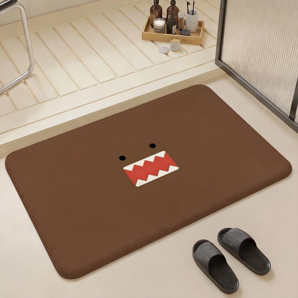 Video D Demo Floor Mat Eco Flannel Doormat Non Slip Odorless Indoor Floor Rug Soft Short Plush Home Mat