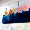 6pcs Flower Creative Car Decoration, Lovely Automotive Accessories, Puff Flower Interior Accessory for Cars