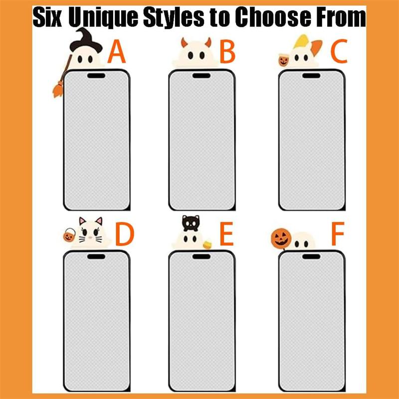 1 PCS Cute Ghost Halloween Phone Charm Pendant For Teens Girls Boys Children Men Women Home Party Decorations Gift Idea