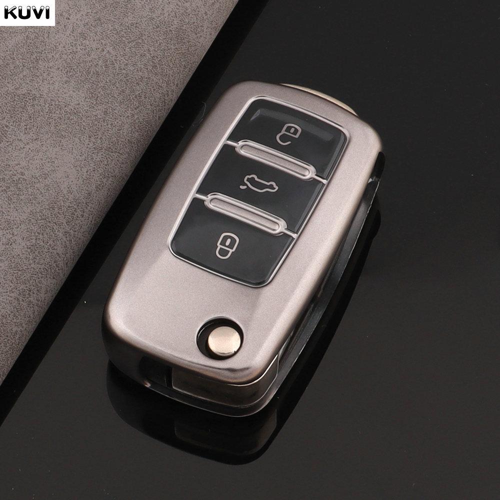 New Tpu Car Key Case Cover Keychain For Vw Volkswagen Polo Tiguan Passat B5 B6 B7 Golf 4 5 6 Mk6 Jetta Lavida For Skoda Octavia