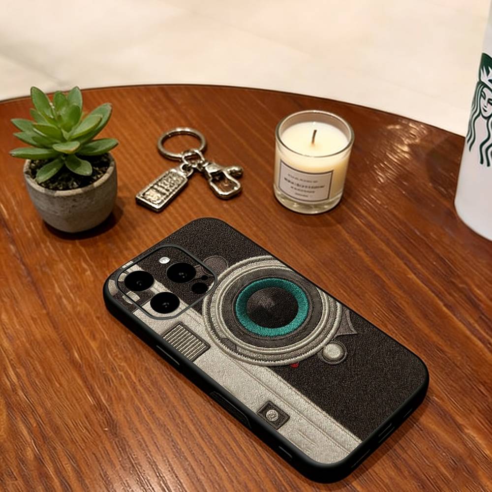 Funny Camera Phone Case Soft Silicone black For IPhone 17 16 15 14 13 12 11 X XR Plus Pro Max Plus