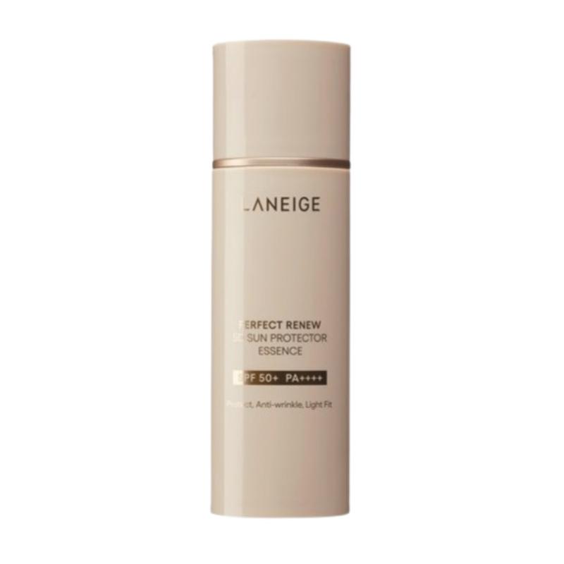 Laneige Perfect Renew 5D Sun Protector Essence SPF50+ PA++++ – Lightweight Essence Sunscreen, Broad Spectrum UV Care, Radiant Skin Finish (50ml) 50ml