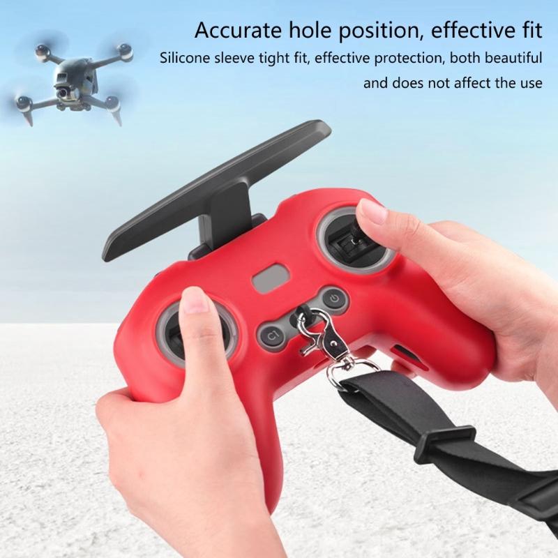 Soft Silicone Protective Sleeve with/without Neck Strap Scratch Resistant Case Cover for Avata 2/FPV Combo Repair