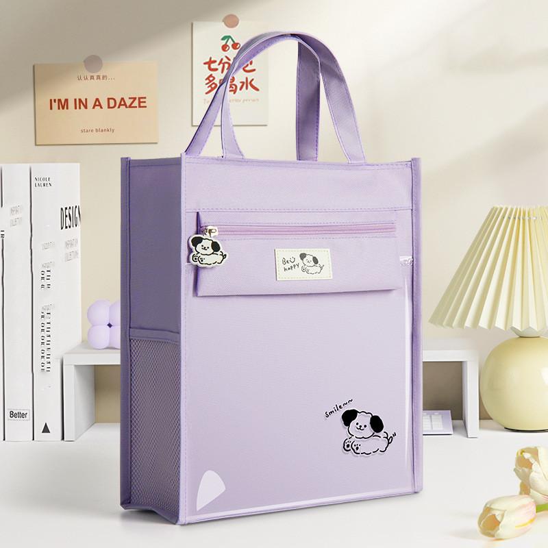 

Портативная сумка с милыми мультяшными животными, многофункциональная большая вместительная студенческая книга, тестовая бумага, канцелярские принадлежности для хранения учебных пособий