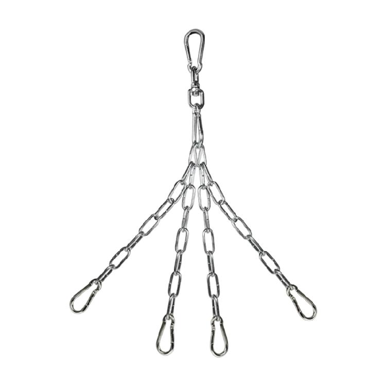 

Boxing Bag Connecting Hook Chain Strong Punch Bag Hanger Stainless Steel Swivels Chain with 4 Snapping Hook Enduring 1