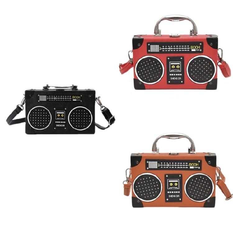 Radio Shaped Crossbody Bag for Women Shoulder Bag Handbag Evening Clutches Purse