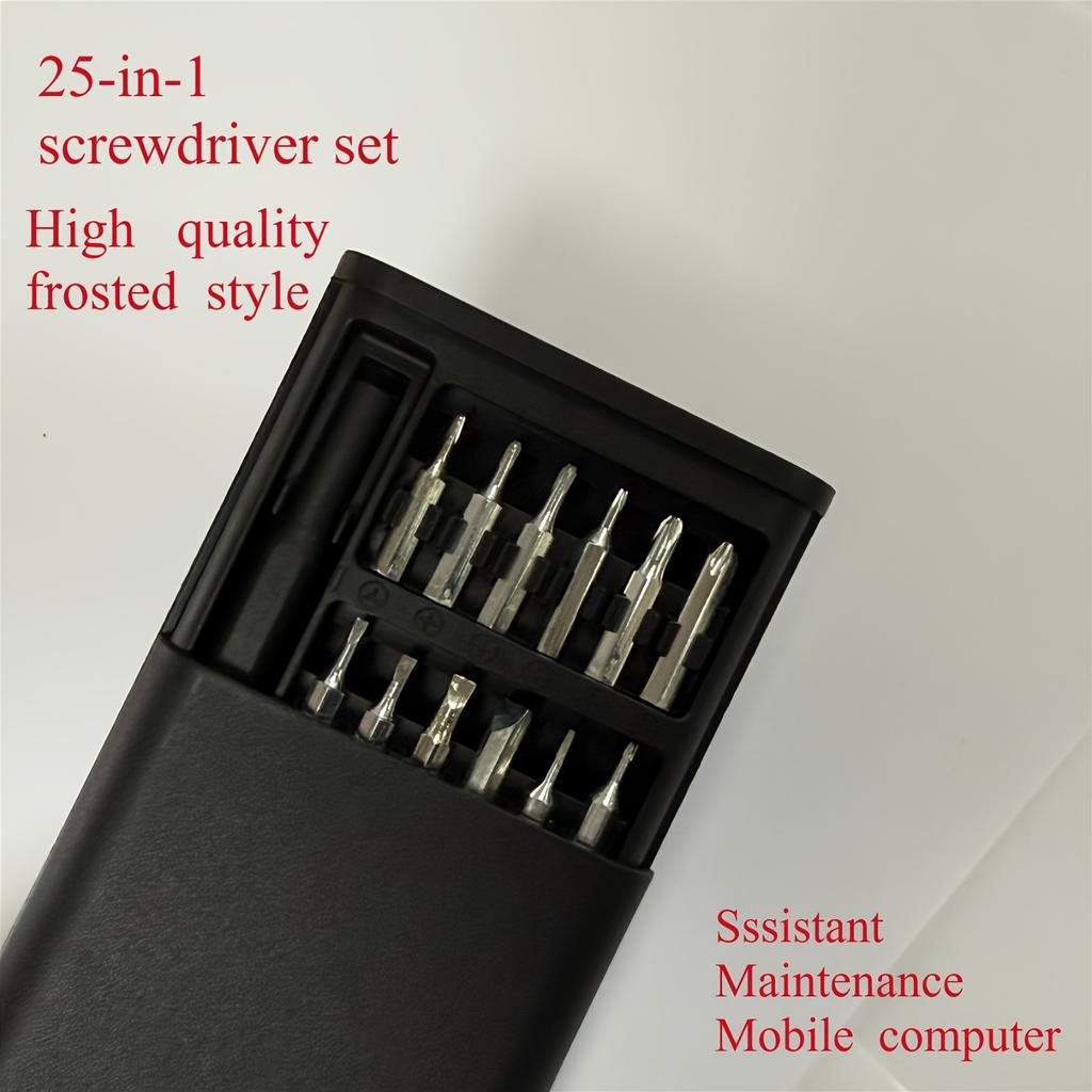 25pcs Precision Screwdriver Set, Screwdriver, Multi-Function Repair Tool, Durable, Multiple Models, Suitable for Mobile Phone And Tablet Disassembly