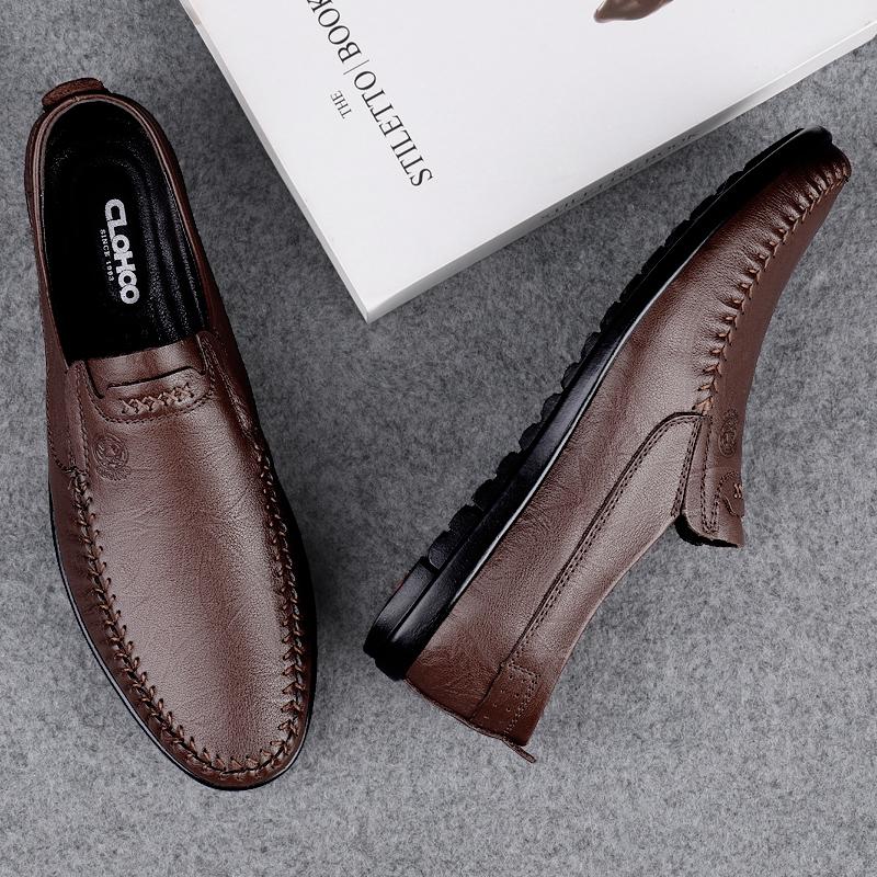 Men' Shoes Casual Formal Men's Loafers Moccasins Breathable Slip On Male Boat Shoes