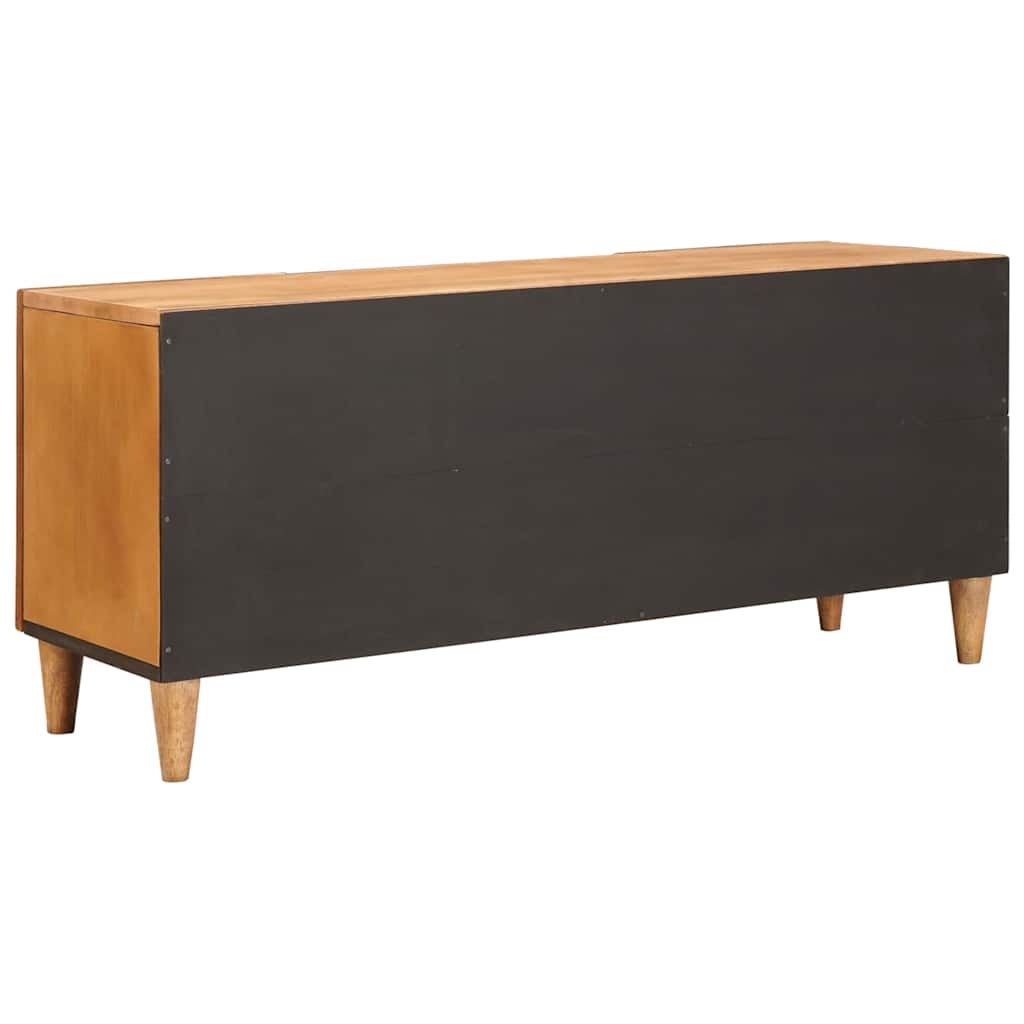 TV Unit in Light Brown 105 x 33 x 46 cm Solid Mango Wood
