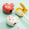 Cartoon Mushroom Toothbrush Head Cover Toothbrush Protector Cap Brush Protective Case Portable Plastic Clip for Home Travel Use