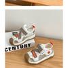 New Summer Boys' Closed-Toe Sandals - Hollow-Out Sports Beach Shoes with Breathable Mesh for Casual Wear