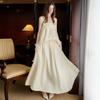 Europe, America 2026 autumn and winter new sleeveless tube top backless irregular design sense personalized casual dress women