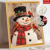 Christmas snowman cardinal pearl painting art painting kit handmade diy home decoration painting