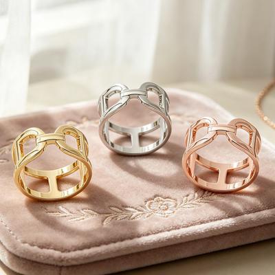 Hollow Scarf Ring Women Fashion Scarf Slide Ring Simple Silk Scarf Ring for Shirts Neckerchiefs Shawls T-Shirts