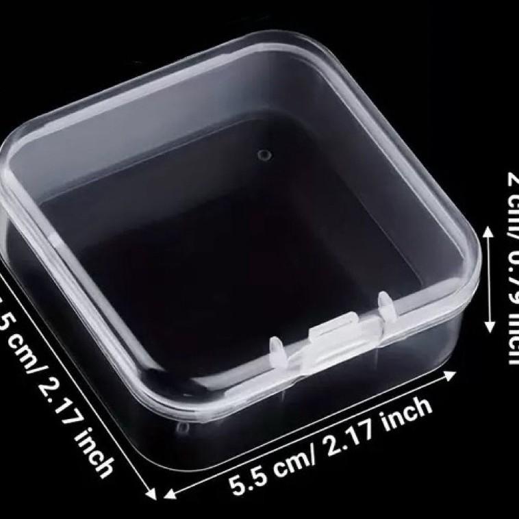 30-Grid Transparent Bead Storage Set with Lid - Ideal for DIY Beading and Crafting