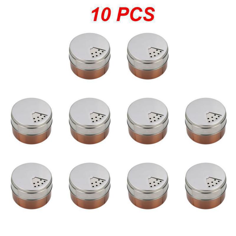 1~10 STÜCK Magnetische Gewürzgläser Behälter Set Würzflasche Pfeffer Aufbewahrung Favor Of Elefants Küchenzubehör Flasche Cocina