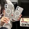 Mirror Make Up for  Case for For Iphone 16 1 14 17 Pro Max Air Plus 12 13 Magnetic Wireless Charging Airbag Cover