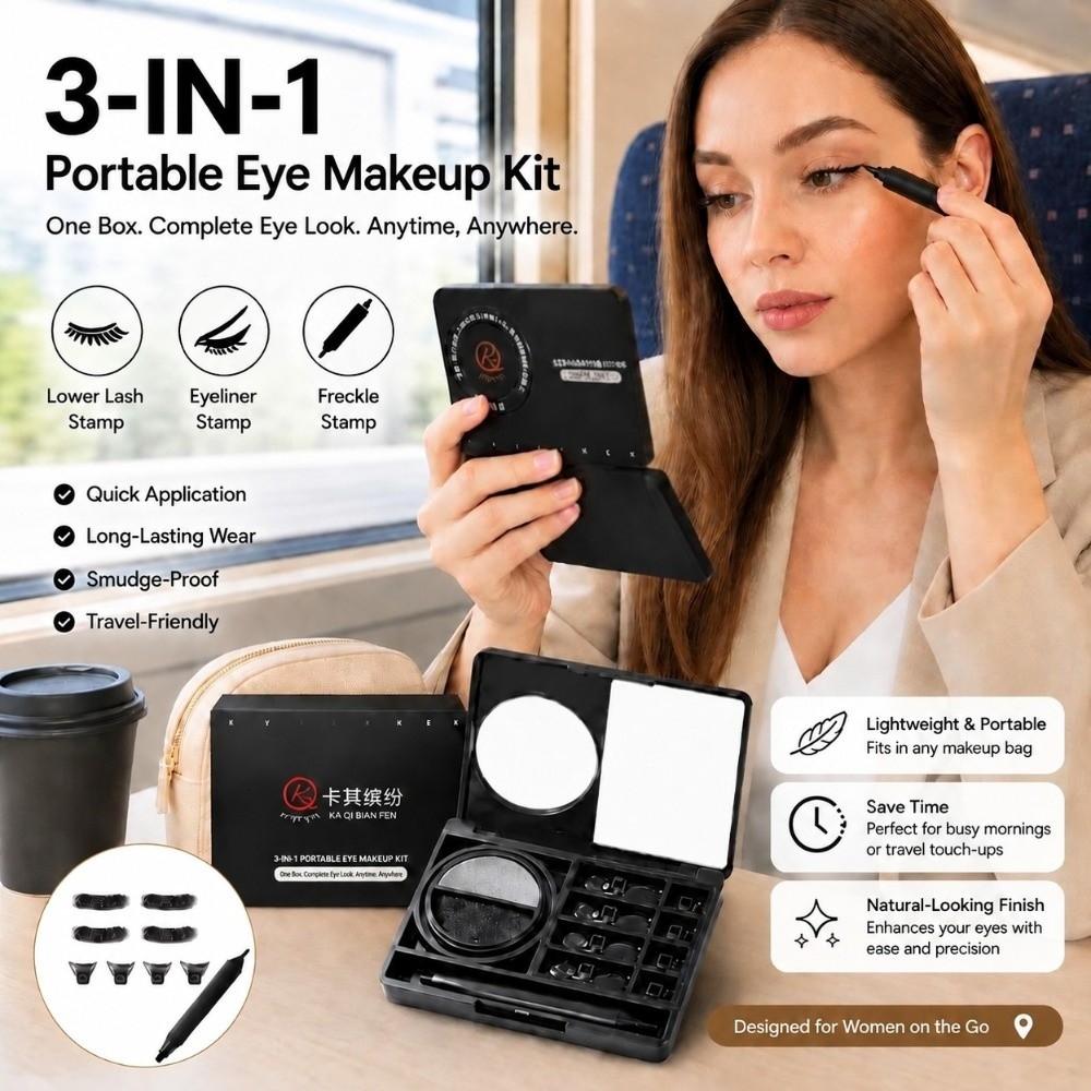 Waterproof Eyes Makeup Stamp Smudge-Proof Lower Eyelashes Stamp For Daily Makeup