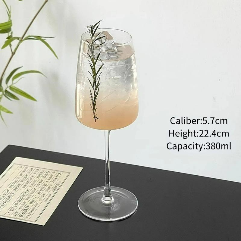 

Creative High-foot Cocktail Glasses Cups Japanese Style Ultra-thin Glass Gup Transparent Champagne Glasses Cups Party Bar Tools 380ml
