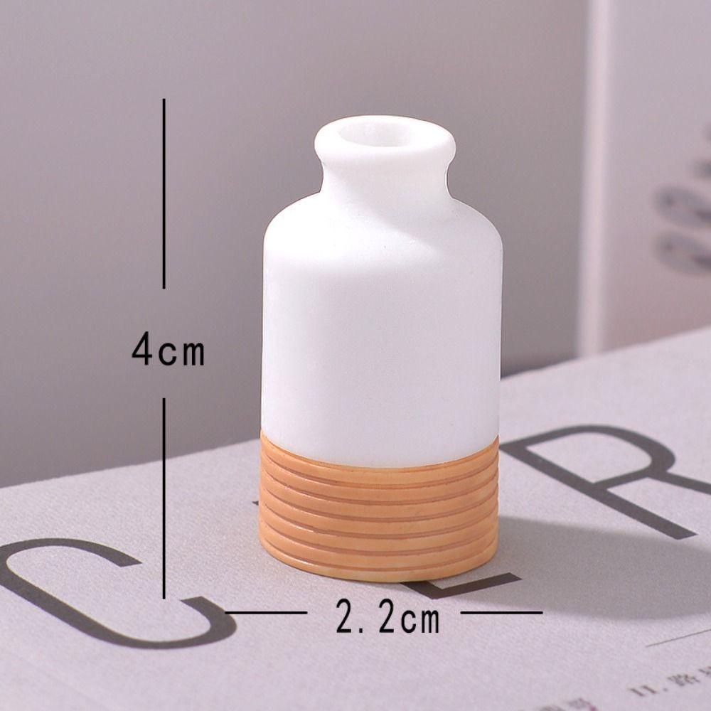 Simulation Mini Small Vase Micro Landscape Resin Model Small Ornament Scene Decoration Small Props