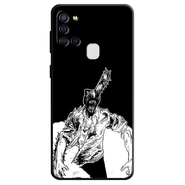 Back Tpu Soft Case For Samsung Galaxy A50 A03s A04s A10s A03 Core A04 A02s A10 A20e A70 A40 A02 A01 Chainsaw Man Anime Cover