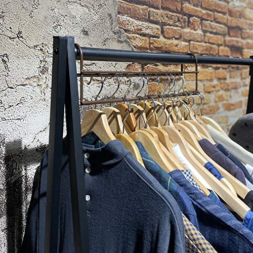 Set of 2 Clothes Storage Hangers (Black)