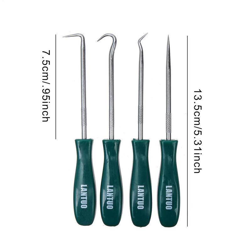135mm Oil Seal Screwdrivers Set 4Pcs Car Auto Vehicle Pick Hooks For Garages General-Plumbers Mechanics Workshop Car Tools