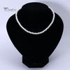 4/5/8/10mm Women Necklace Beaded Elegant Temperament Noble Dainty Luxury High Gloss Faux Pearl Clavicle Necklace Fashion Jewelry