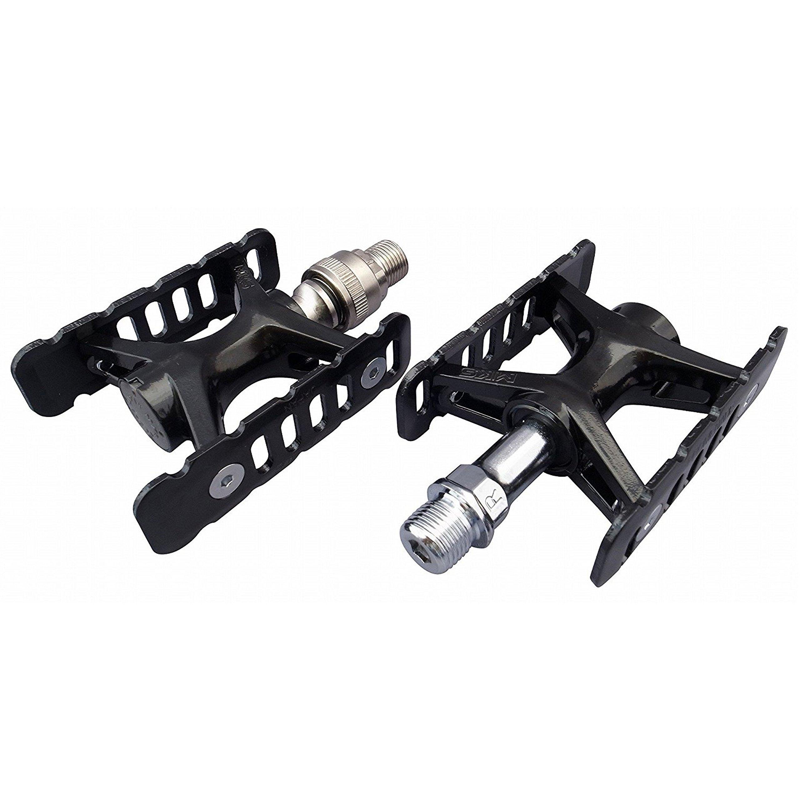 

Mikashima (MKS) PROMENADE OneSideEzy Bicycle Pedals, Black