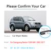 3x For Ssangyong Rexton Y200 MK1 2002~2017 Wiper Blades Window Front Rear Set Windscreen Windshield Brushes U J Hook