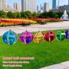 Luminous Film Hot Air Balloon Wind Spinner Bright Film Fantasy Style Luminous Windmill Colorful Design Transparent Material