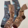 Bananasisters [2SET] Dessert Character Pattern Point Socks 2 Colors