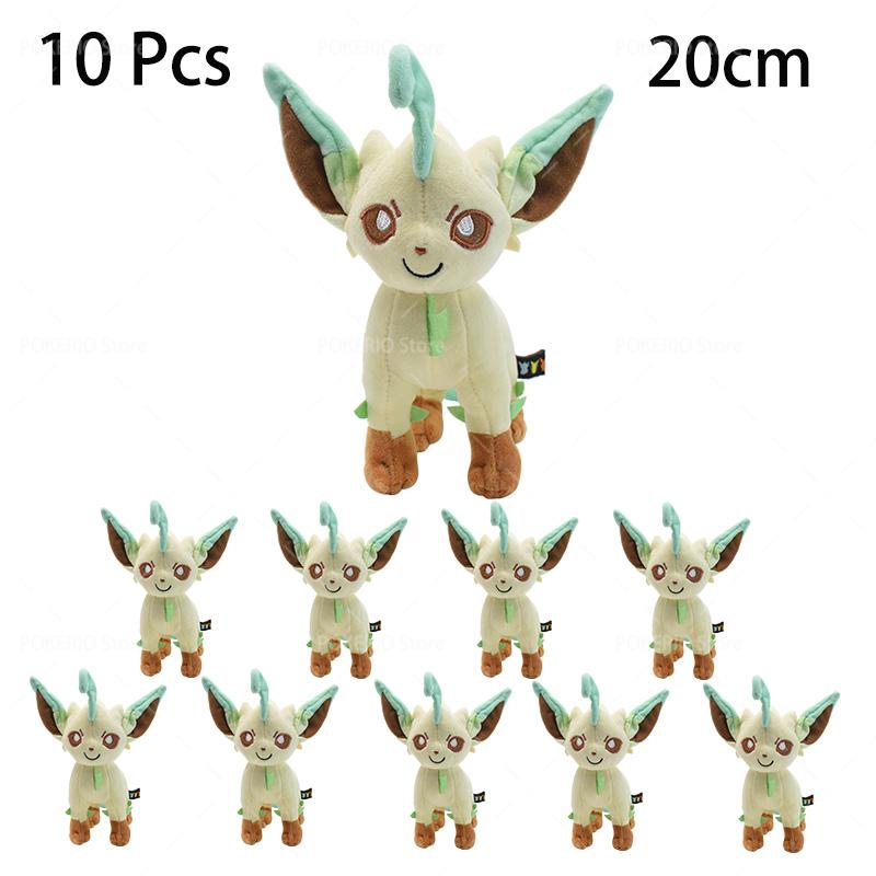 10 Pcs/lot Pokemon Plush Mimikyu Eevee Umbreon Jolteon Glaceon Vaporeon Sylveon Espeon Kawaii Gengar Stuffed Animal Peluche