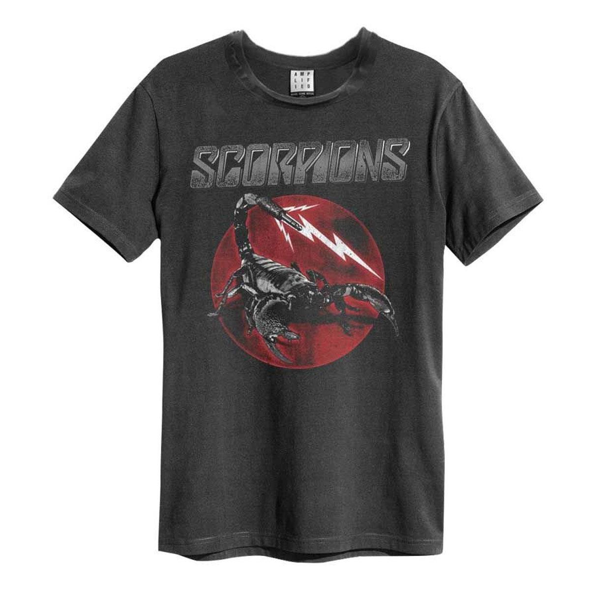 T-shirt Amplificata per adulti unisex Scorpion Tail Scorpions 3XL carbone