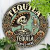 Vintage Tequila Metal Tin Sign 8x8 Inch Retro Wall Decor Home Bar Cafe Garage