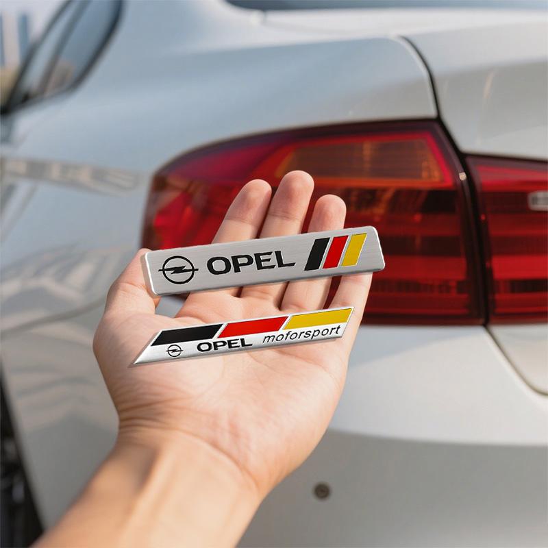 Aluminum car parts stickers can be freely pasted on the car body For Opel Insignia Astra Antara Meriva Zafira H G Corsa