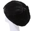 Women's Faux Rabbit Fur Winter Hat with Ear Protection, Cold-Proof, Thickened, Korean Style, Trendy and Warm for Outdoor Cycling.