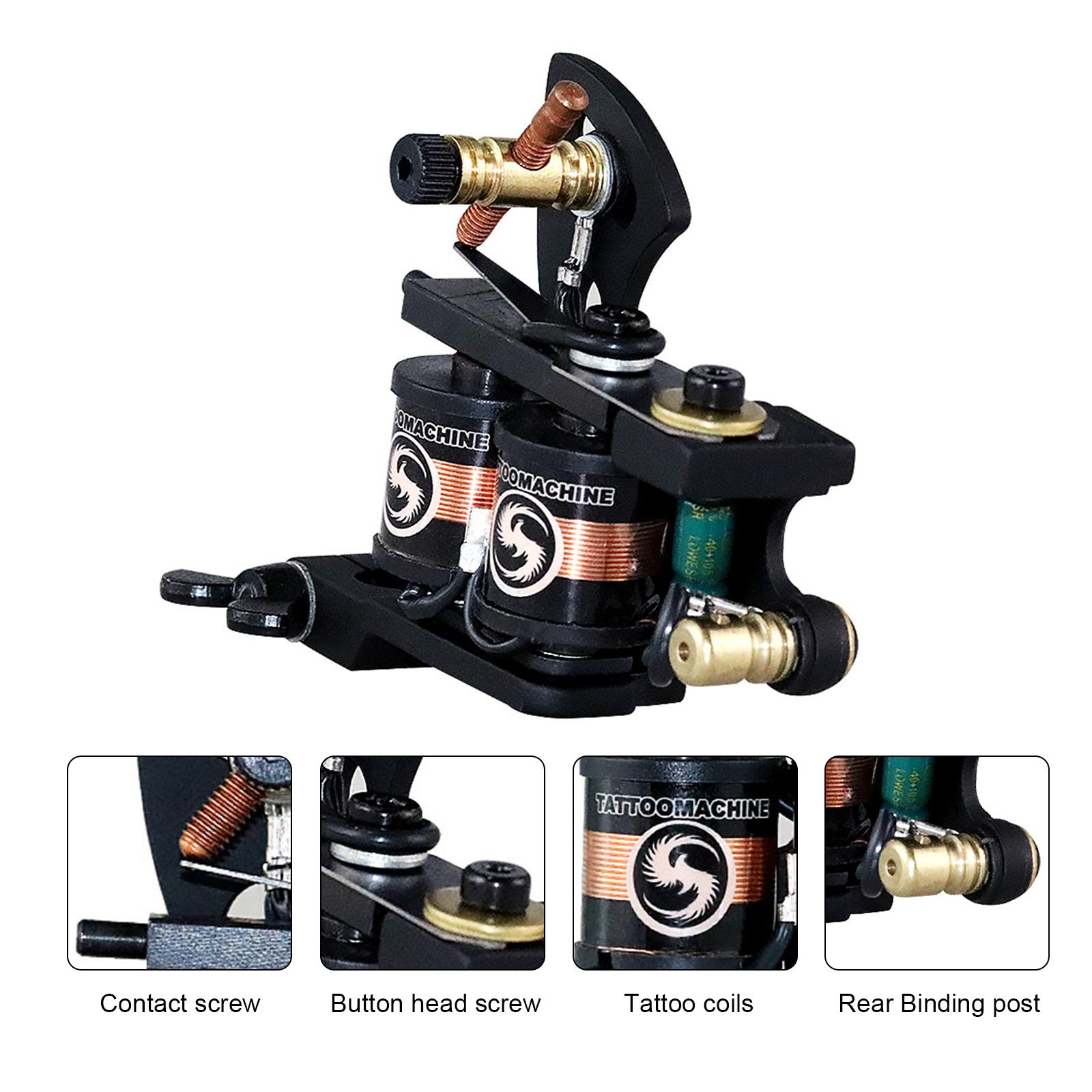 Катушки татуировки машина татуировки шейдер лайнер пистолет двигатель татуировка машина 0 — фото 5