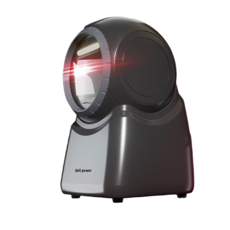Deli Desktop High-Speed 1D/2D Barcode Scanner