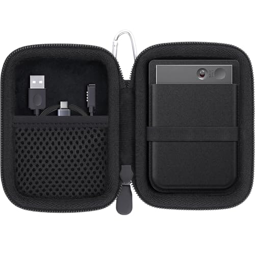 Storage Case for Plaud Note/Plaud Note Pro/Notta Memo AI Voice Recorder with Transcription, Bluetooth, Black - Khanka (Case Only)