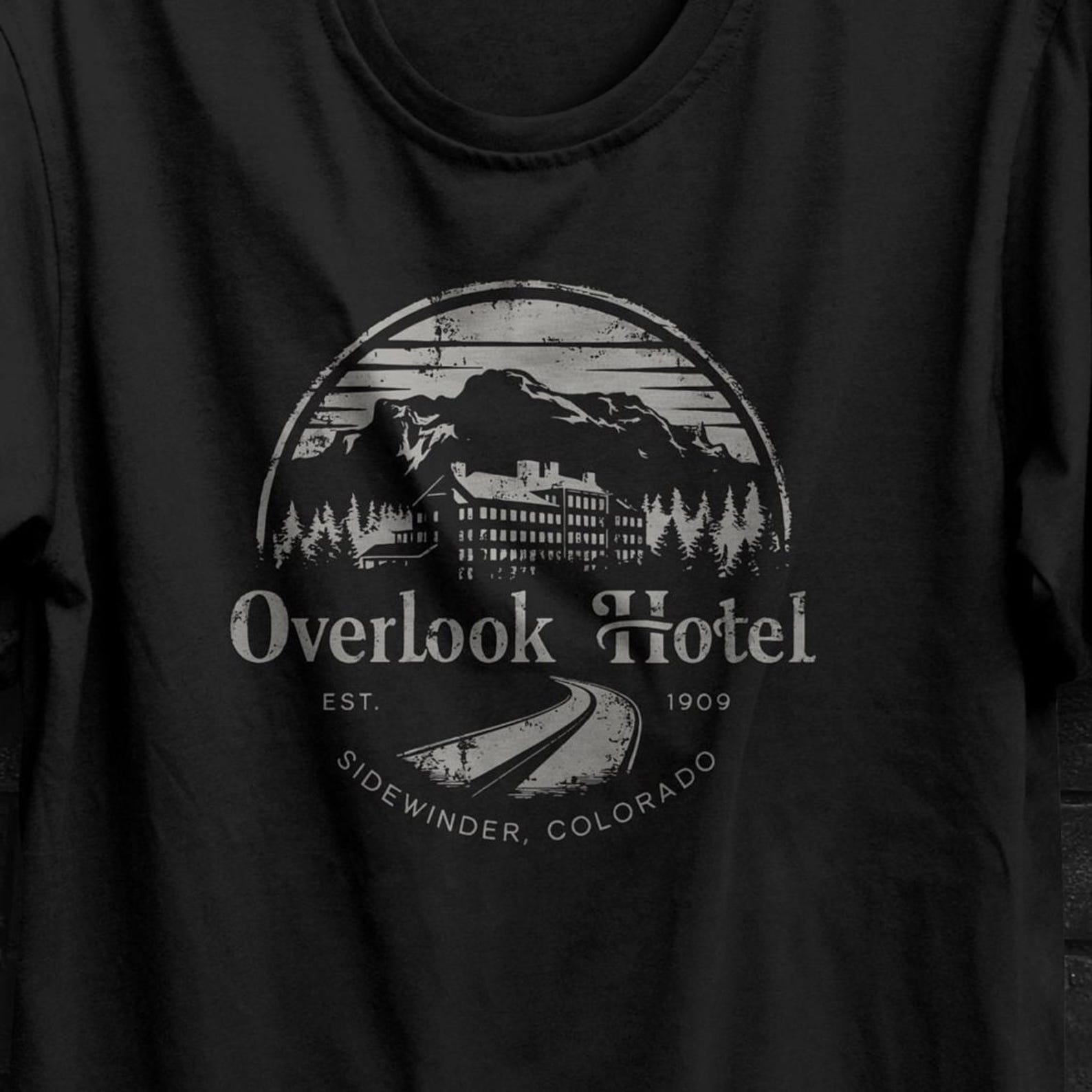 Overlook Hotel T-Shirt: Vintage Horror Apparel, The Shining Inspired S