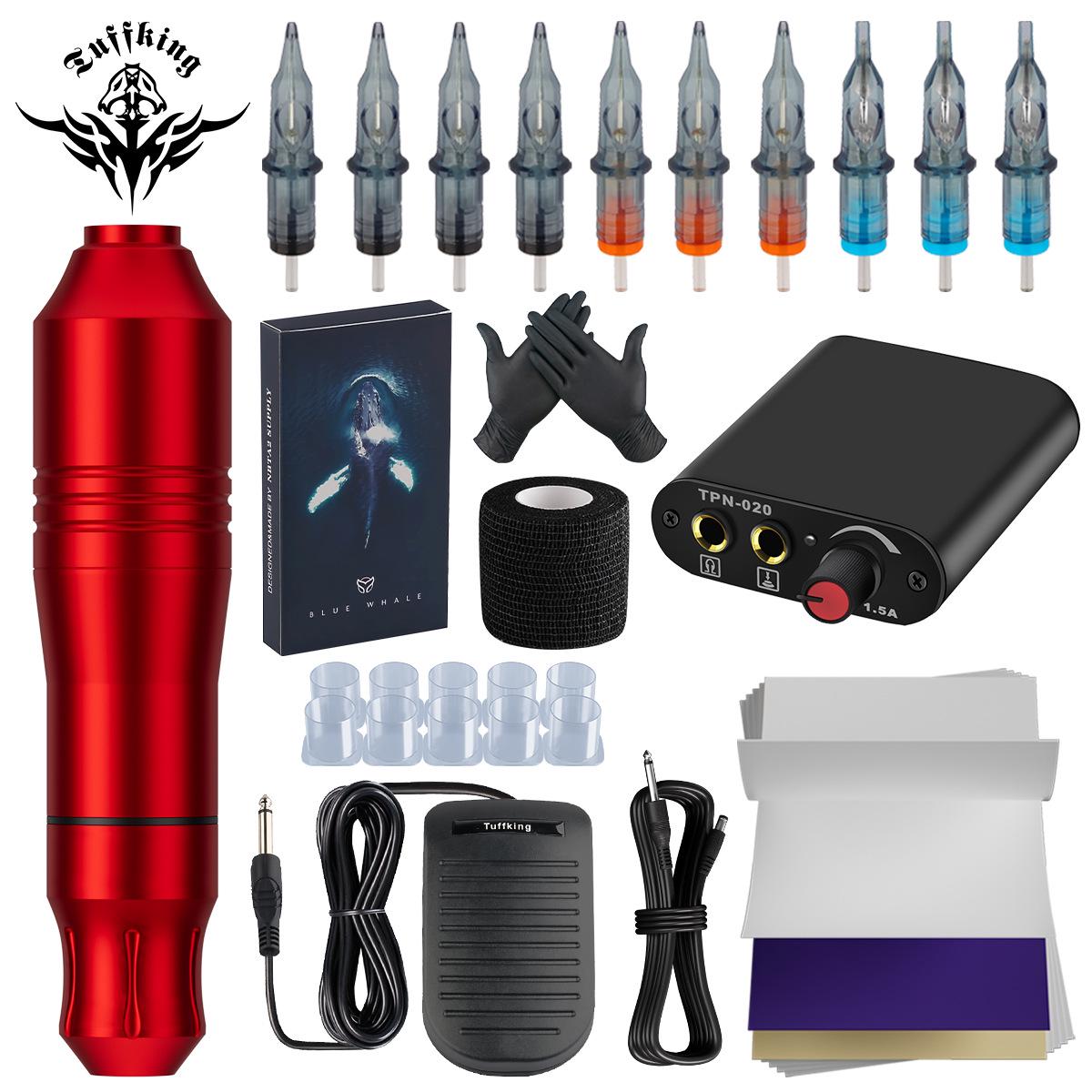 

Exclusive Mini Tattoo Pen Set with Power Supply - Pen-style Motor Machine