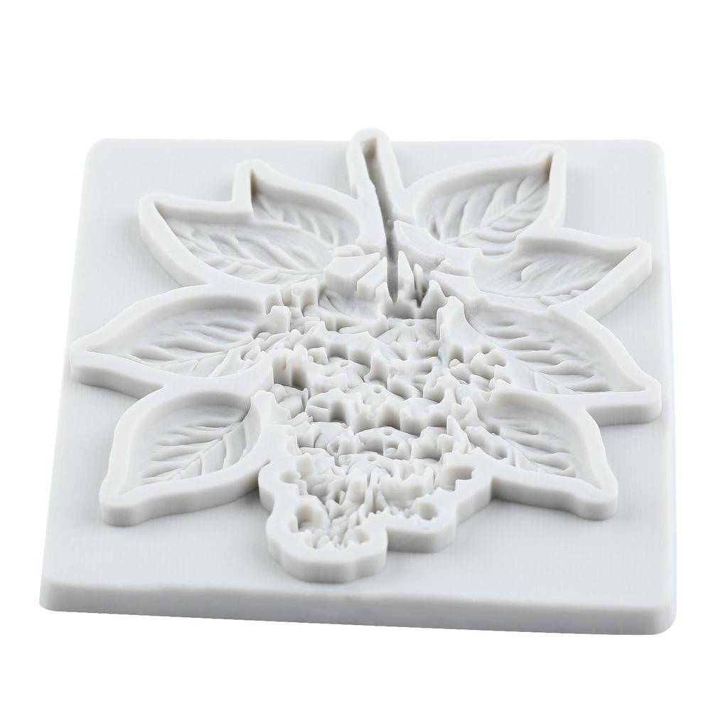 Flower Silicone Molds Leaf Fondant Mold Cake Decorating Tools Cupcake Topper Candy Chocolate Gumpaste Mold