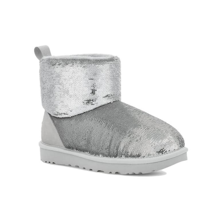 (WMNS) UGG Classic Mini Boot 'Mirror Ball Silver' Women's 1151291-SLVR