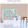 PVC Transparent Makeup Bags Portable Women's Floral Waterproof Cosmetic Bag Travel Washing Toiletry Shower Storage Pouches