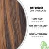 Parrucche per capelli da donna Parrucche per capelli lunghe e lisce nere/marroni Parrucche sintetiche premium per capelli Parrucche naturali con fasce e parrucca