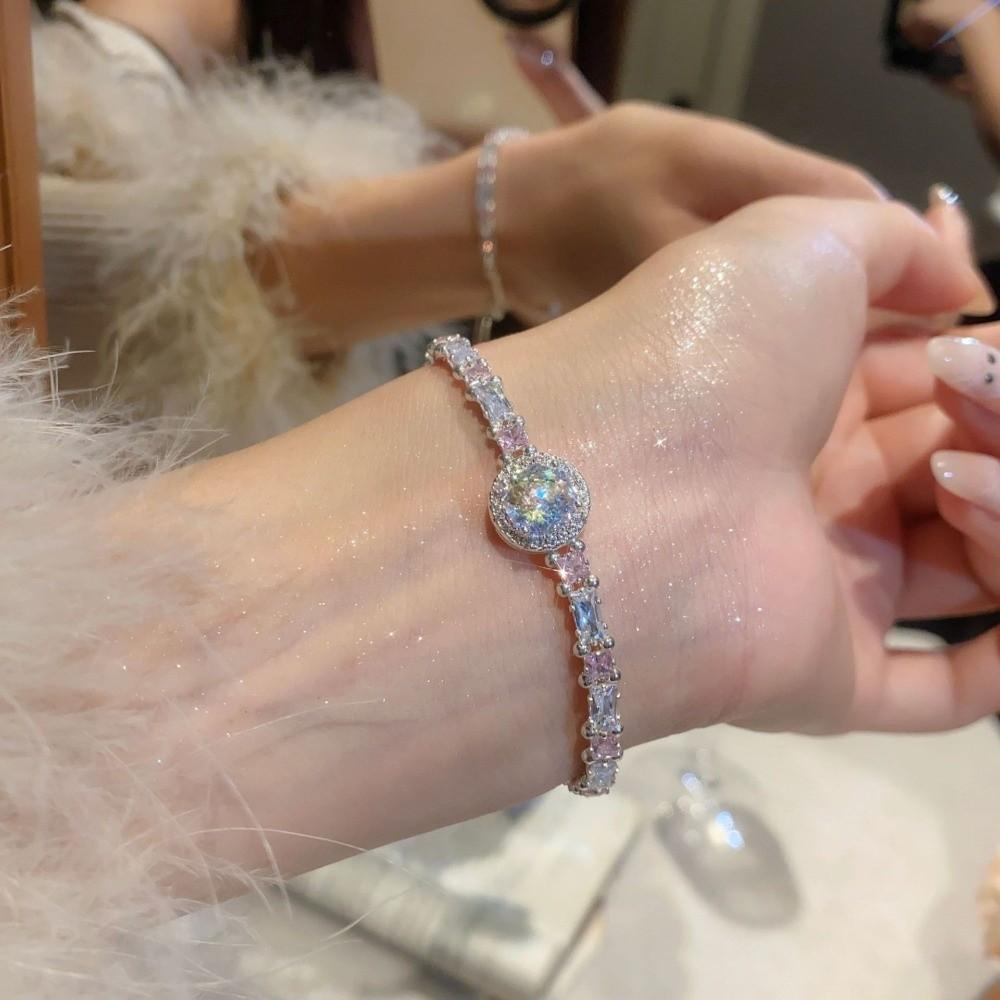 Shining Zircon Bracelet Adjustable Fashion Jewelrys Trendy Women's Bracelets Birthday Gifts