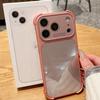 Kristal Snoep Acryl Schokbestendige Hoes Voor iPhone 17 Air 16 15 14 13 Pro Max Beschermende Hoeken Hard Glazen Telefoonhoes