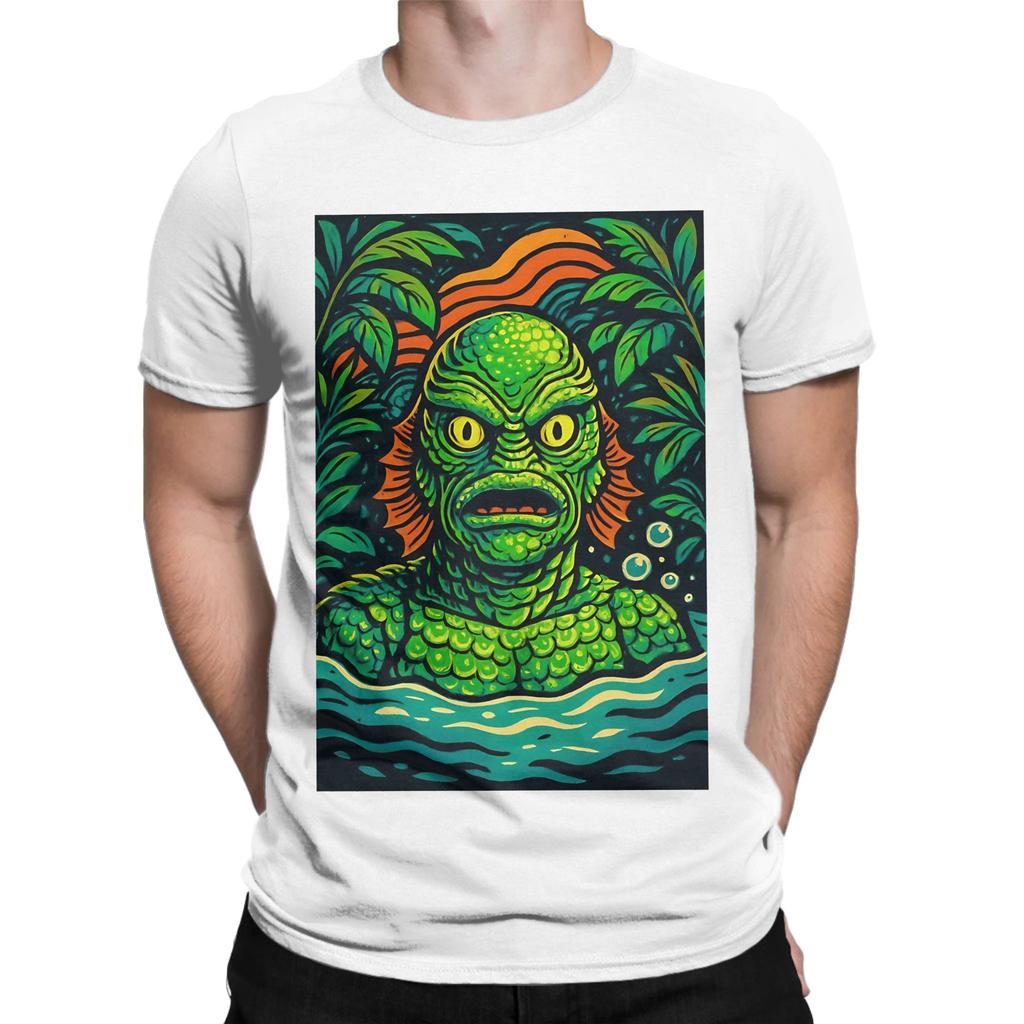 cCREATURE FROM THE BLACK LAGOON 1954 Novelty Graphic 100 Cotton TShirt cCreature from the Black Lagoon Tees Tops For Unisex